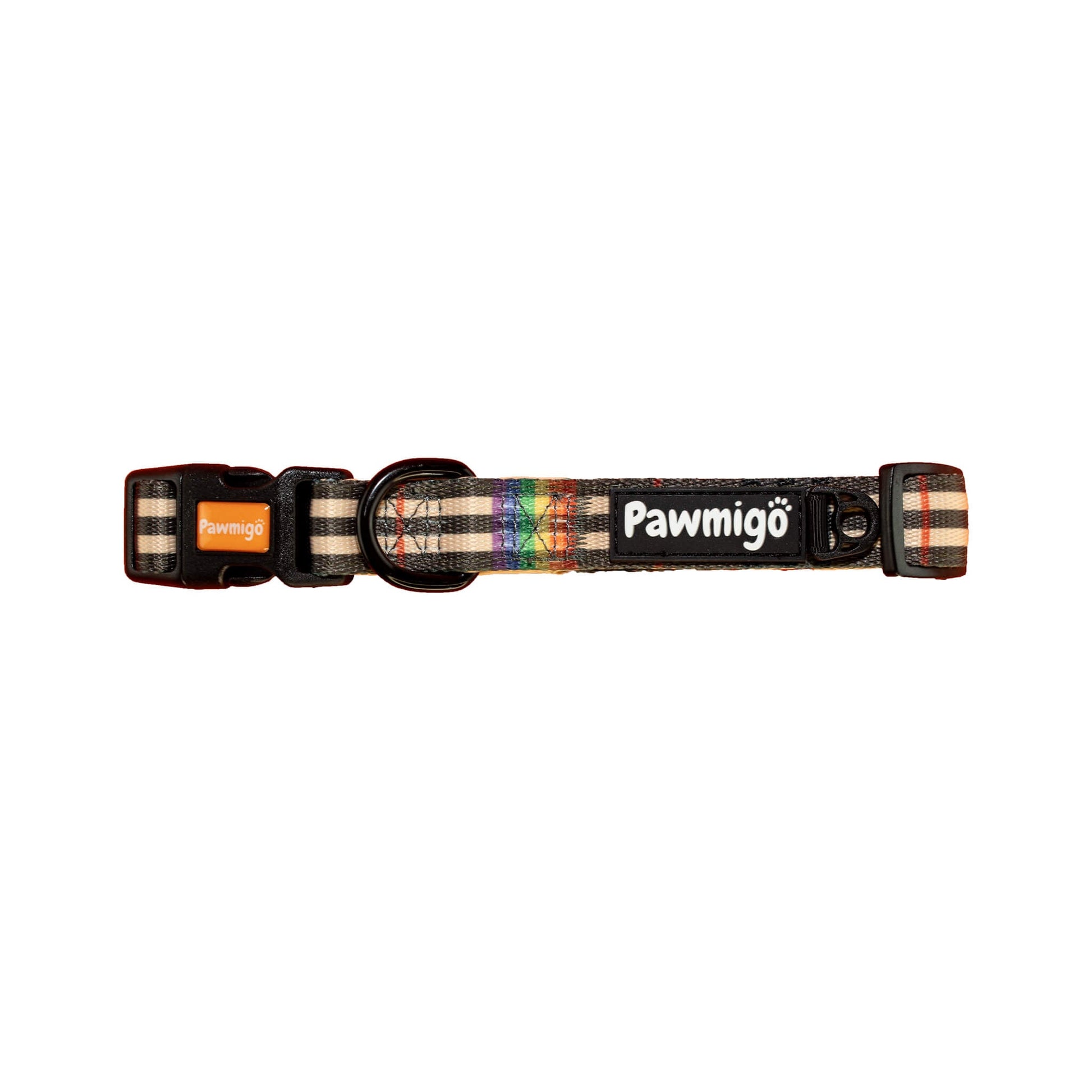 Rainbow Plaid Collar