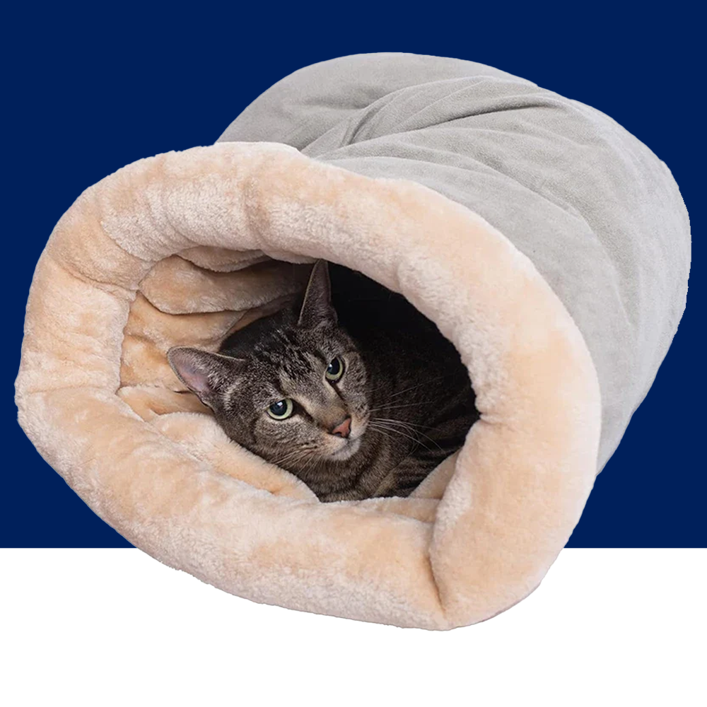 Autumn & Winter Cat Sleeping Bag - Warm, Semi-Enclosed Nest