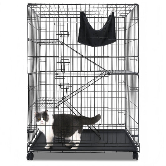50 Inch 4-Tier Cat Cage