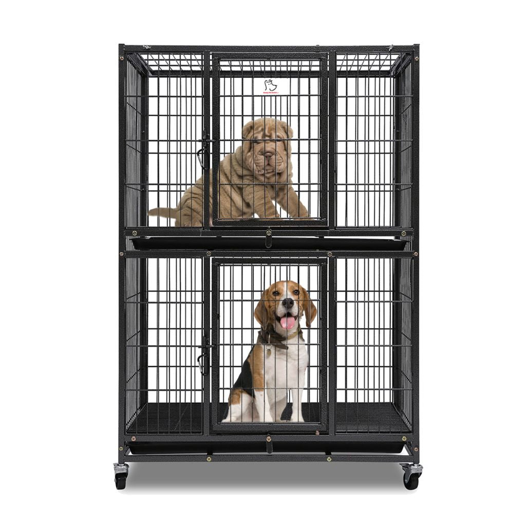 31" Two-Tier Dog Crate