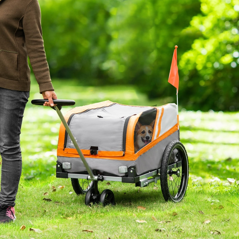 Pet Bike Trailer 2-in-1 Travel Stroller - Image 13