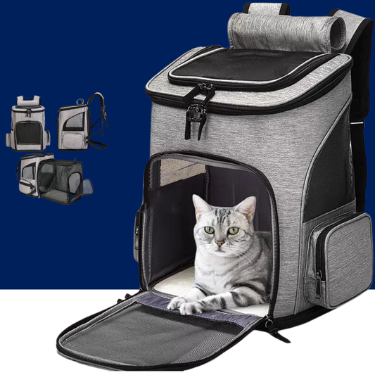 Expandable Pet Carrier Backpack – Travel Bag