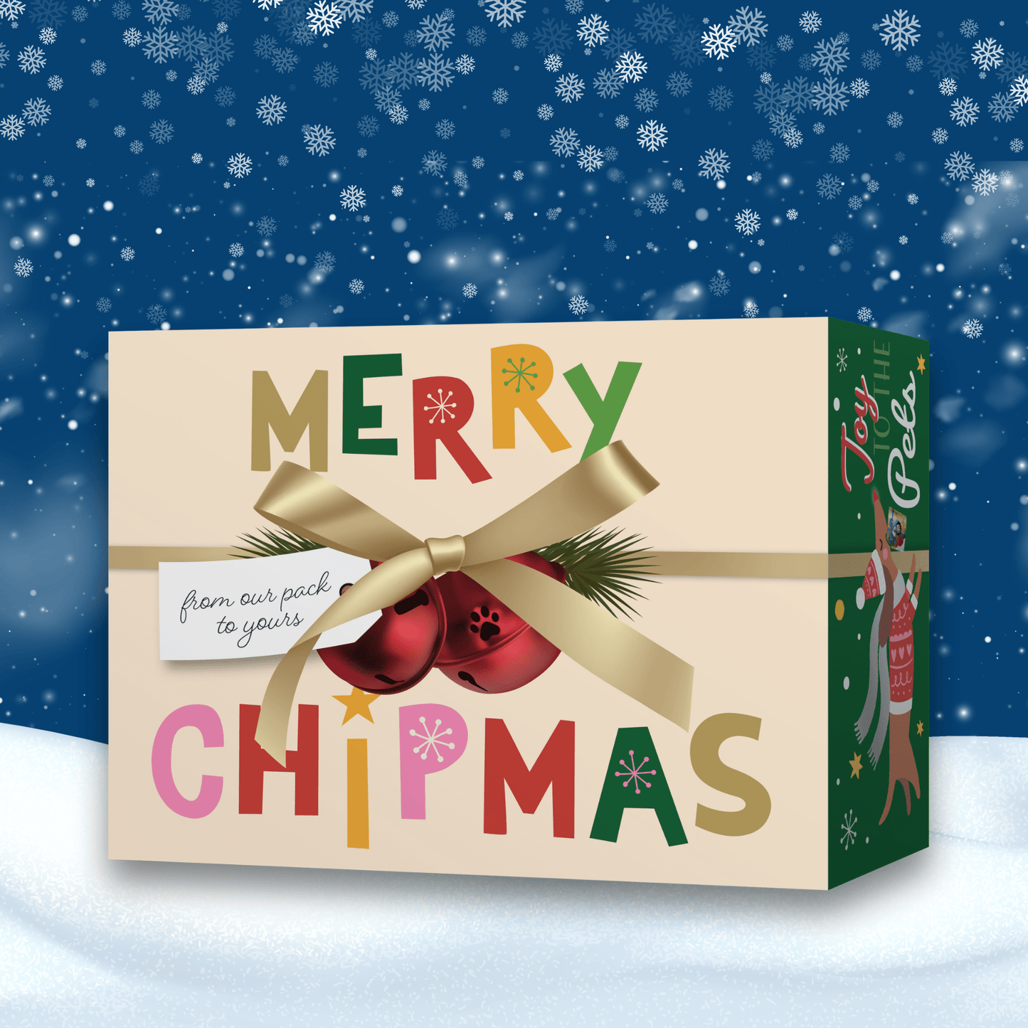 Elk The Halls Antler Chew & Dog Treat Box