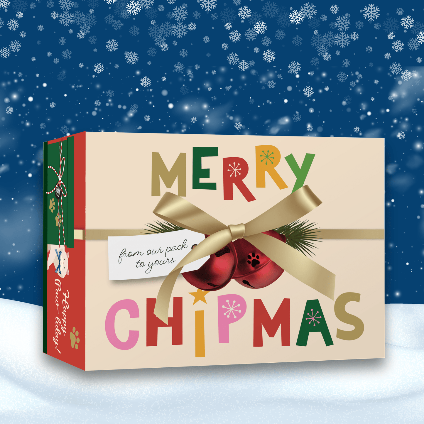 Elk The Halls Antler Chew & Dog Treat Box