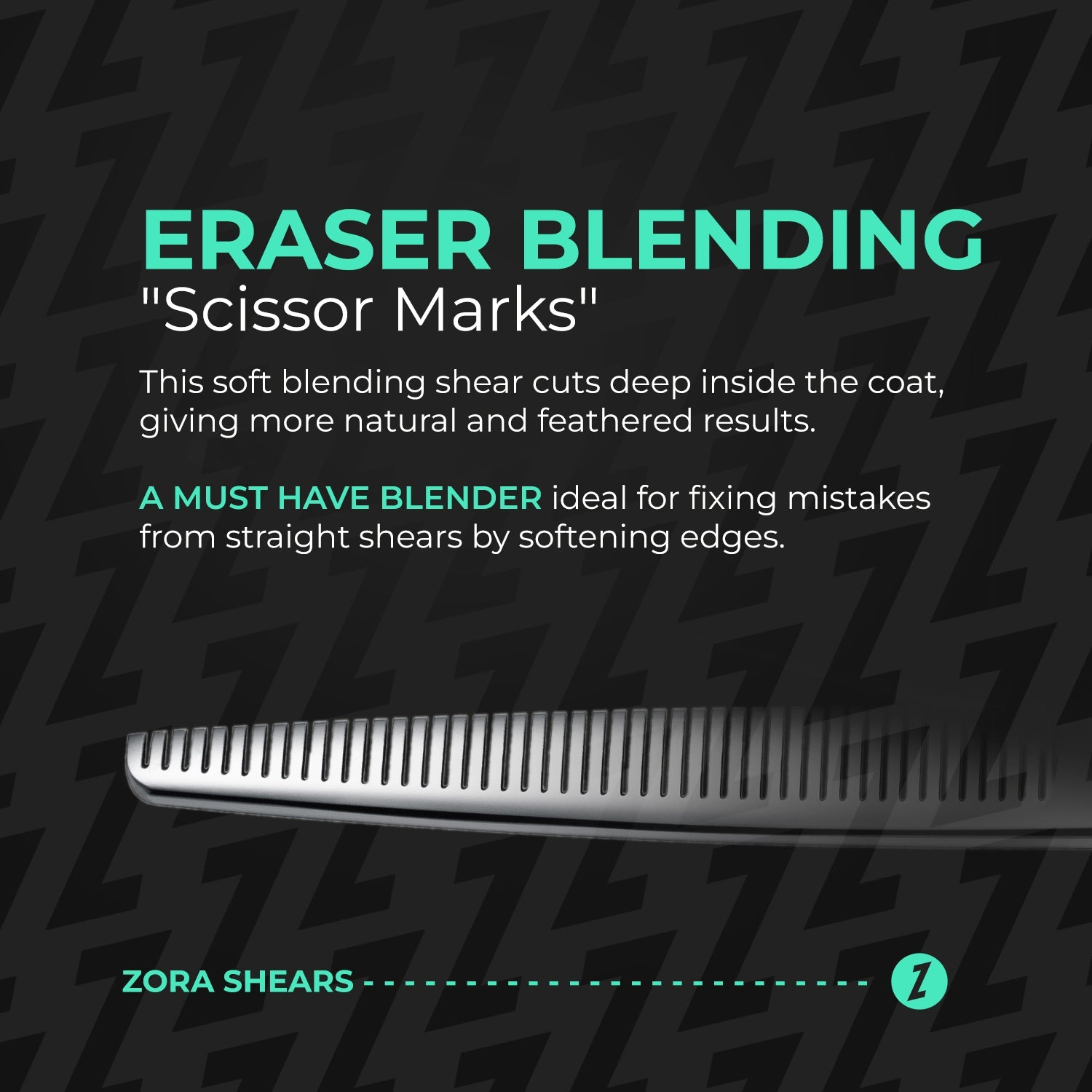 Zora Pet Grooming Blender Shear - Model A-7046