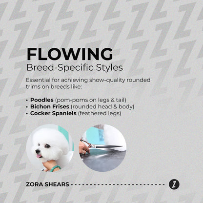 Zora Pet Grooming Curved Shear - Model A-800C