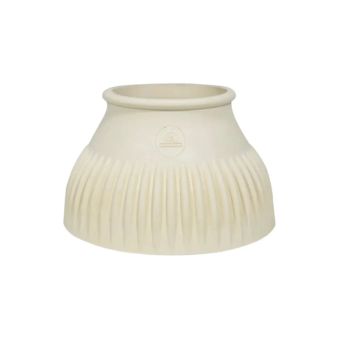 White pleated lampshade on a white background