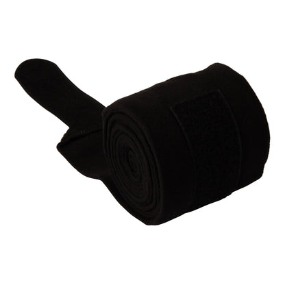 Black bandage roll on a white background