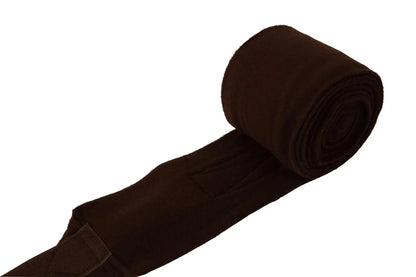 Brown belt roll on a white background