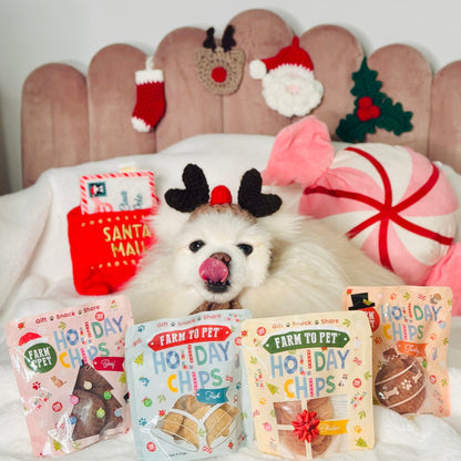 Elk The Halls Antler Chew & Dog Treat Box