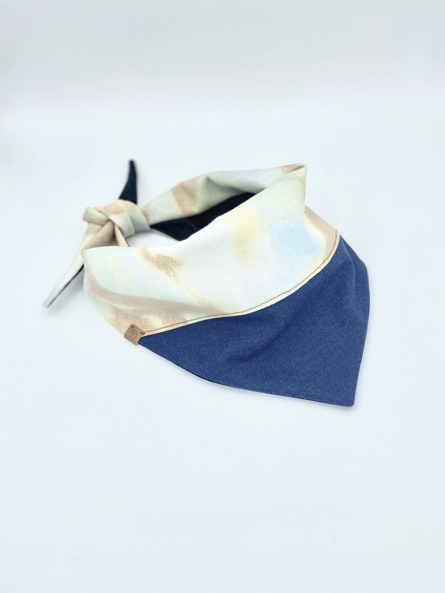 Neck wrap with a bow on a white background