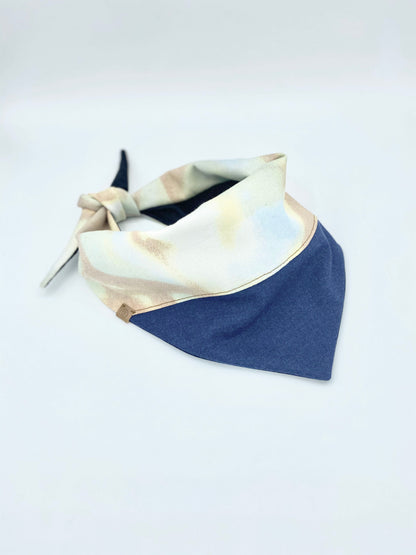 Neck wrap with a bow on a white background