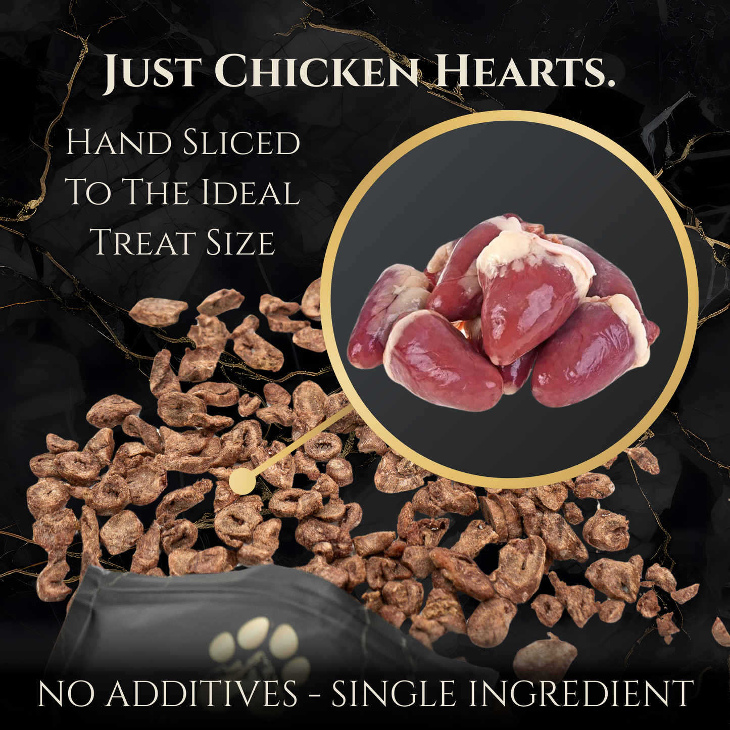 Freeze-Dried Chicken Heart