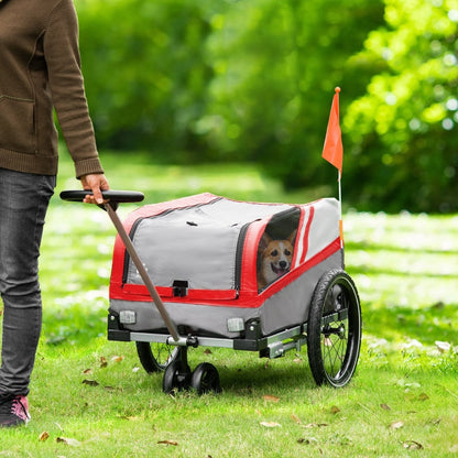 Pet Bike Trailer 2-in-1 Travel Stroller - Image 1