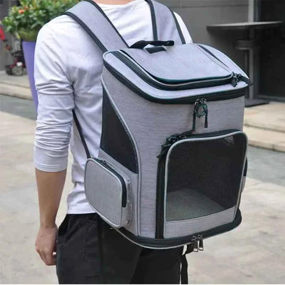 Expandable Pet Carrier Backpack – Travel Bag