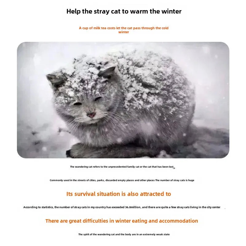 Waterproof Outdoor Pet House – Winter Warm Cat & Small Dog Cave Bed | Foldable, Washable, Cozy Shelter