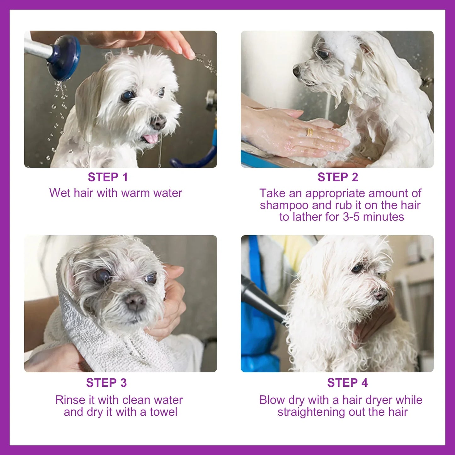 Pet shampoo for dogs