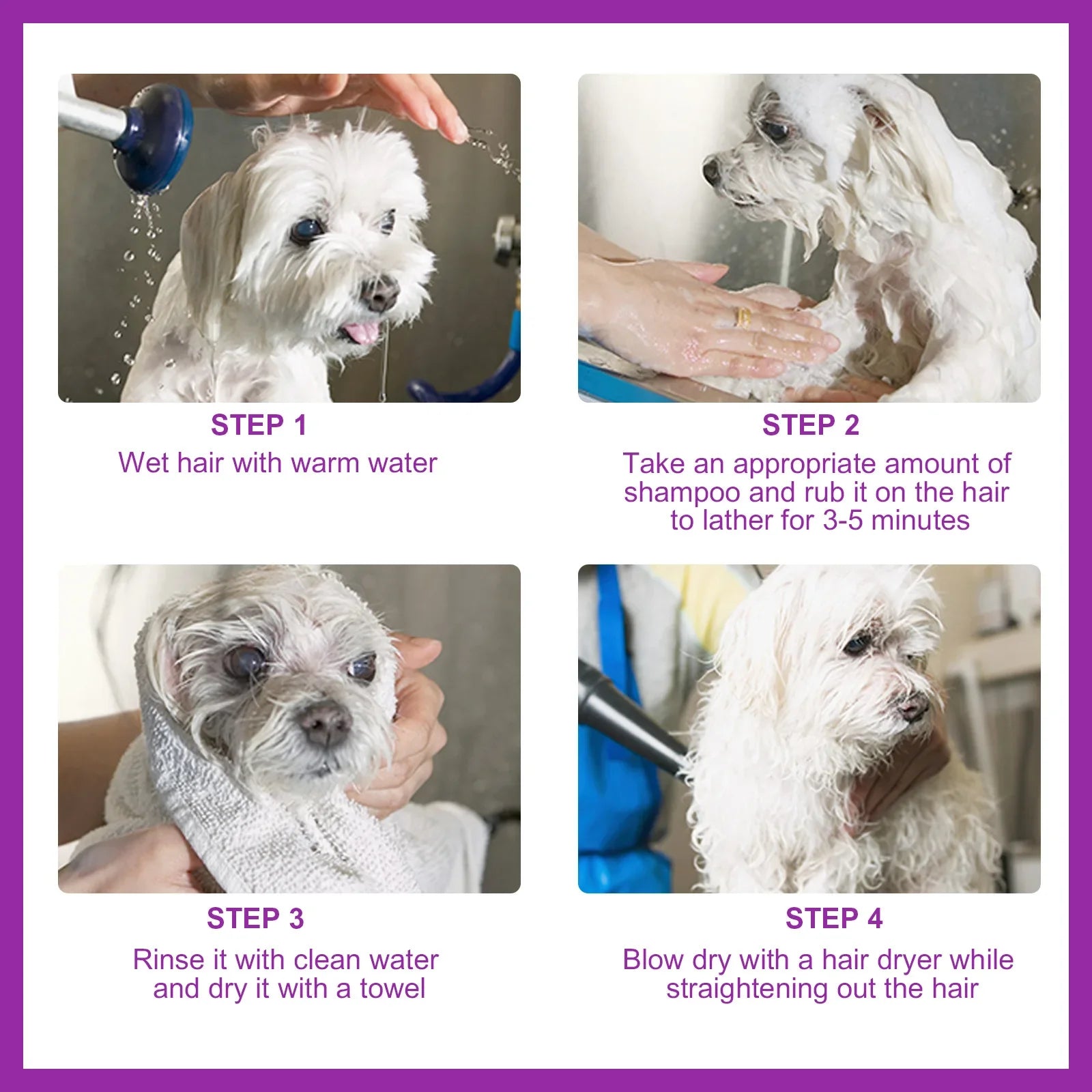Pet shampoo for dogs