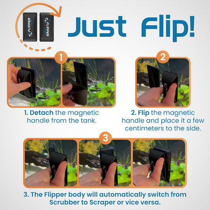 Instructions for using a Flipper product with images and text on a white background