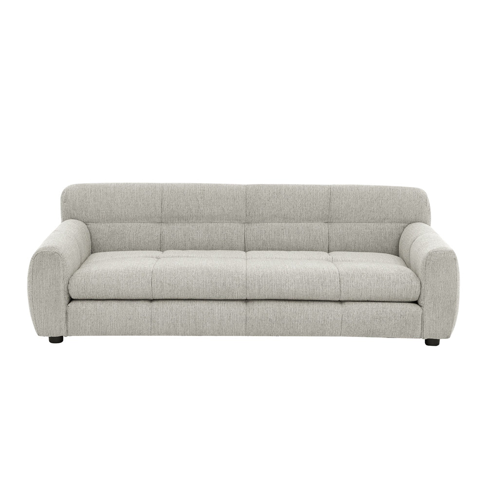 Gray sofa on a white background