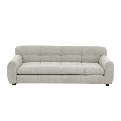 Gray sofa on a white background
