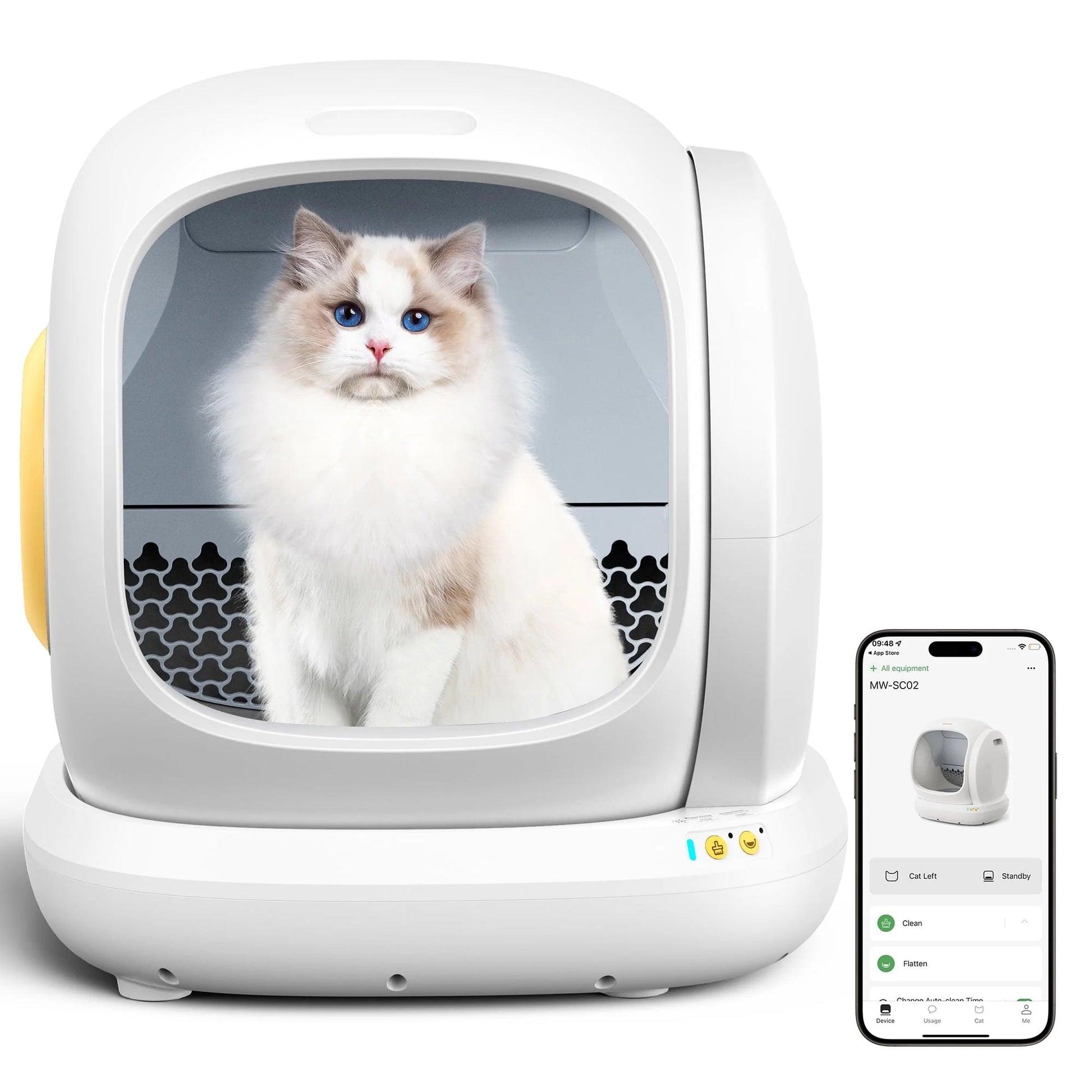  Smart Self-Cleaning Cat Litter Box 