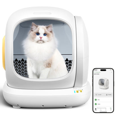  Smart Self-Cleaning Cat Litter Box 