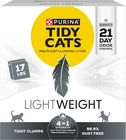  Purina Tidy Cats 4-in-1 Strength clumping cat litter