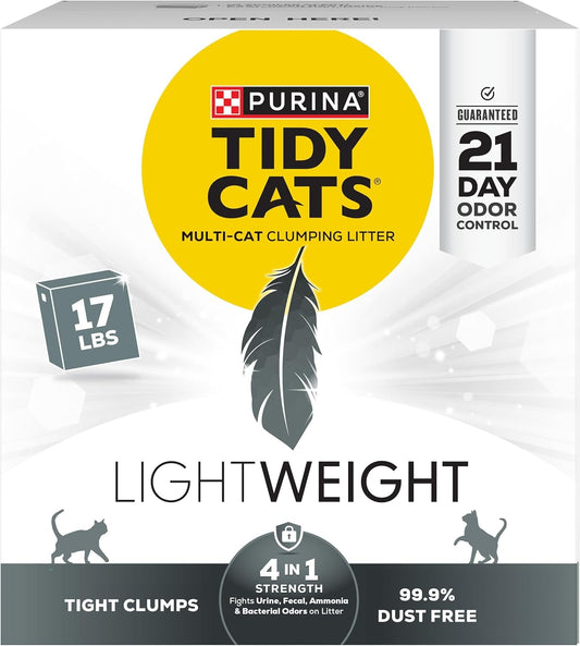  Purina Tidy Cats 4-in-1 Strength clumping cat litter