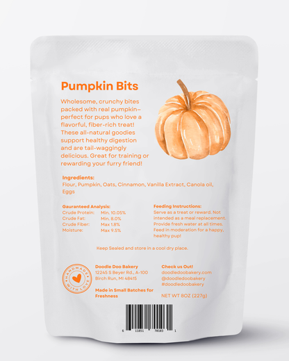  🎃 Pumpkin Bits Dog Biscuits