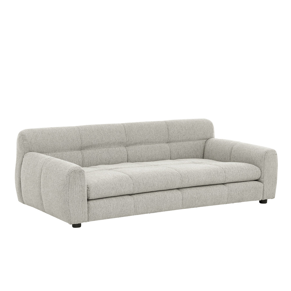 Gray sofa on a white background