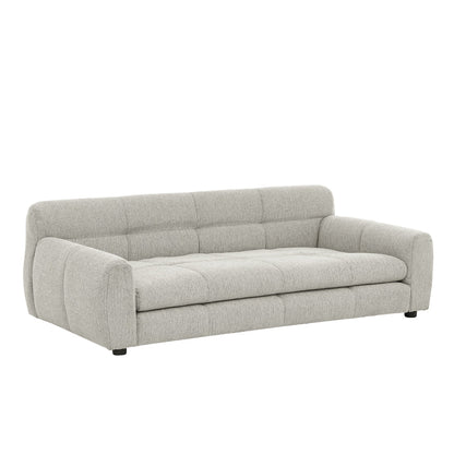 Gray sofa on a white background
