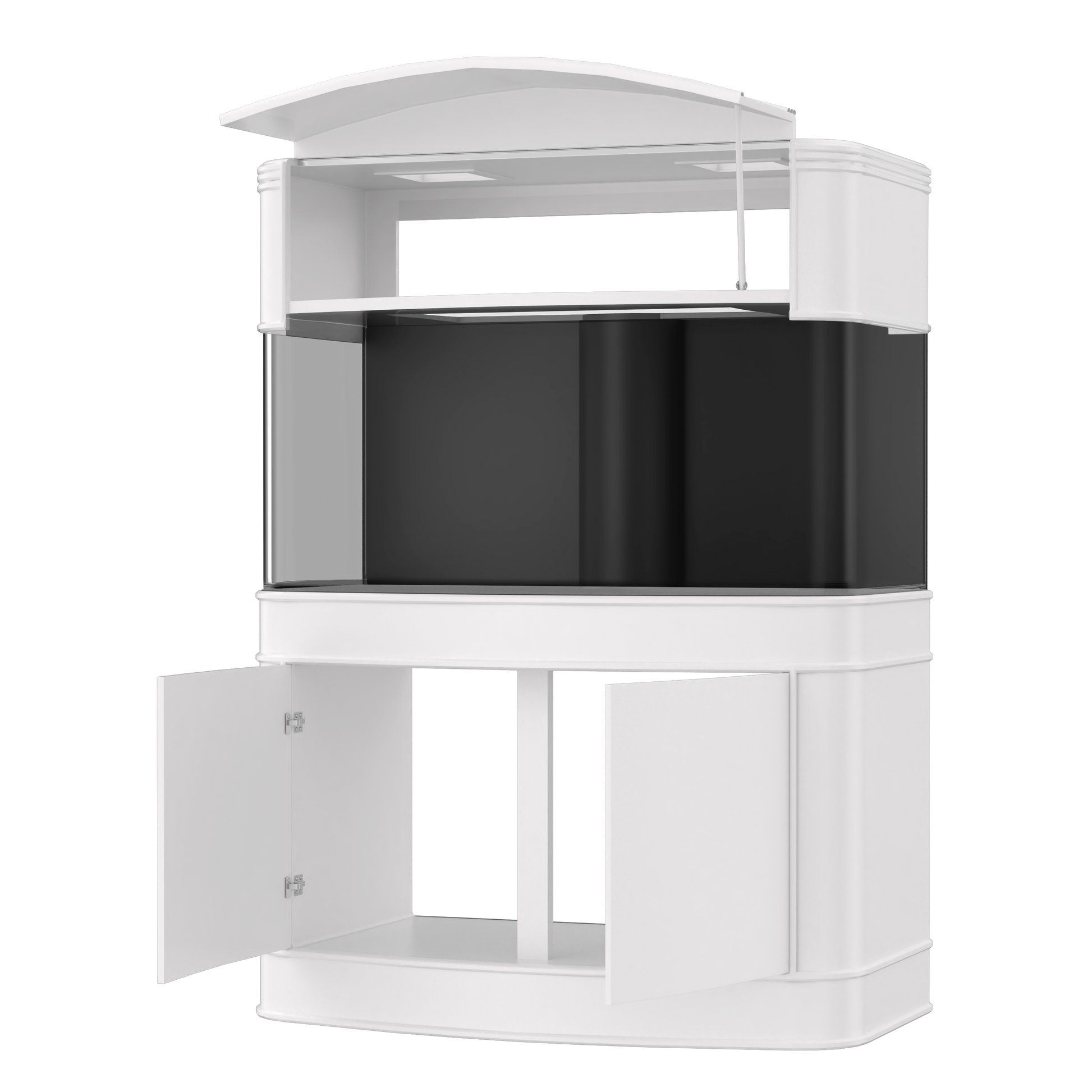 MONSTER TANK! 380 Gallon Seamless Glass Bowfront Reef-Ready Aquarium