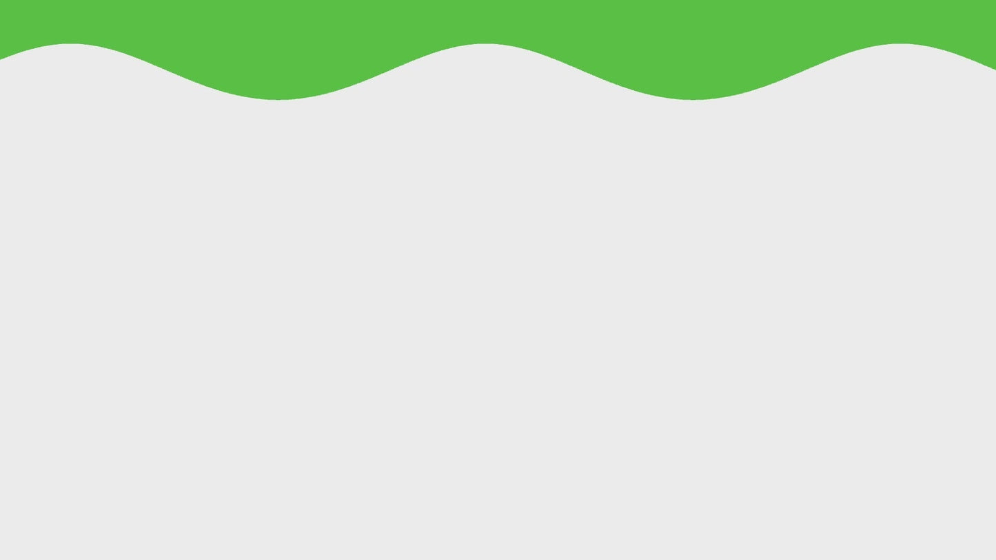 Wavy white pattern on a green background