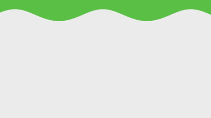 Wavy white pattern on a green background