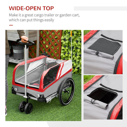 Pet Bike Trailer 2-in-1 Travel Stroller - Image 5