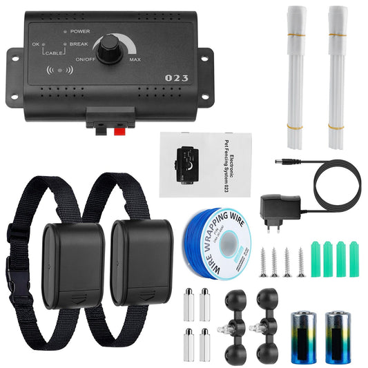 Collection of electronic components and accessories on a white background