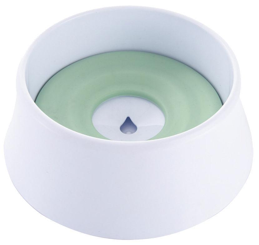 White and green humidifier on a white background