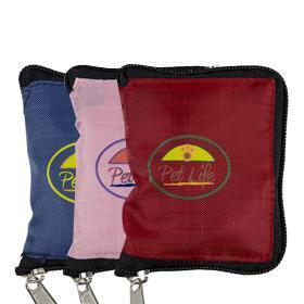Three dog training weight bags with 'Pet Life' logo on a white background