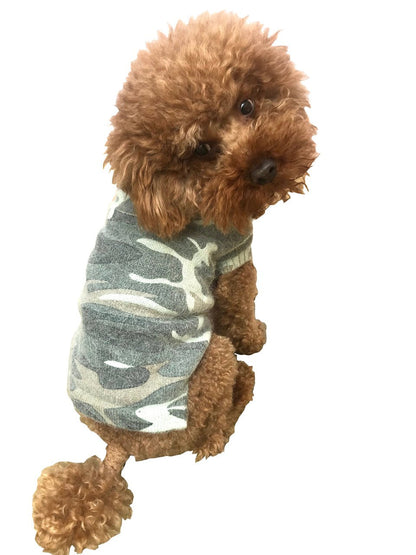 Vintage Camoflage Sweater, Olive