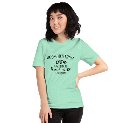 Promoted from Cat Grandma to Human Grandma T-Shirt