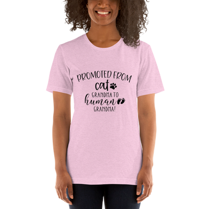 Promoted from Cat Grandma to Human Grandma T-Shirt