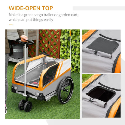 Pet Bike Trailer 2-in-1 Travel Stroller - Image 16