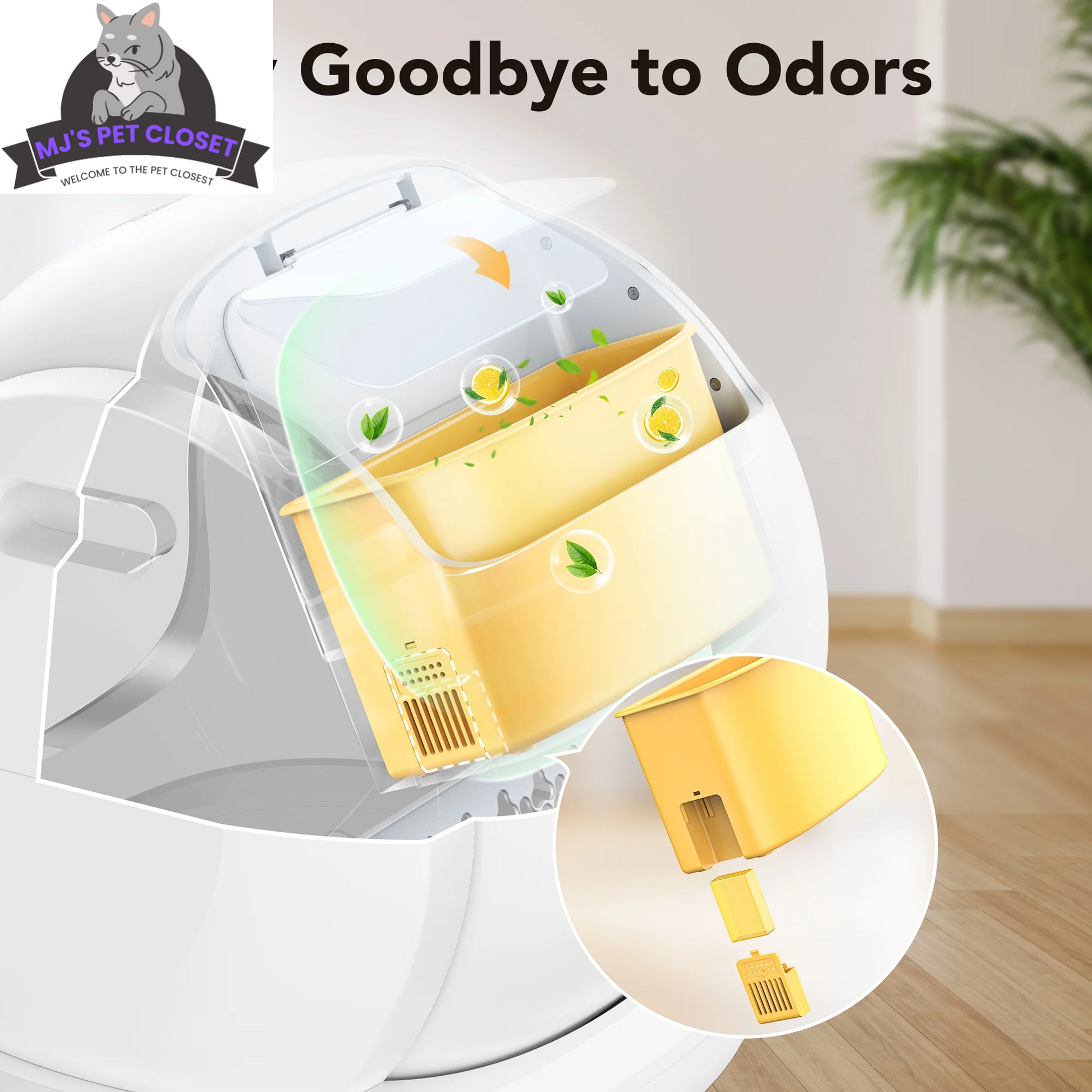  Smart Self-Cleaning Cat Litter Box 